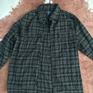 George Black and Gray Plaid Jacket